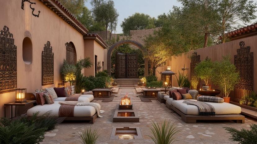 Free landscape design created with AI