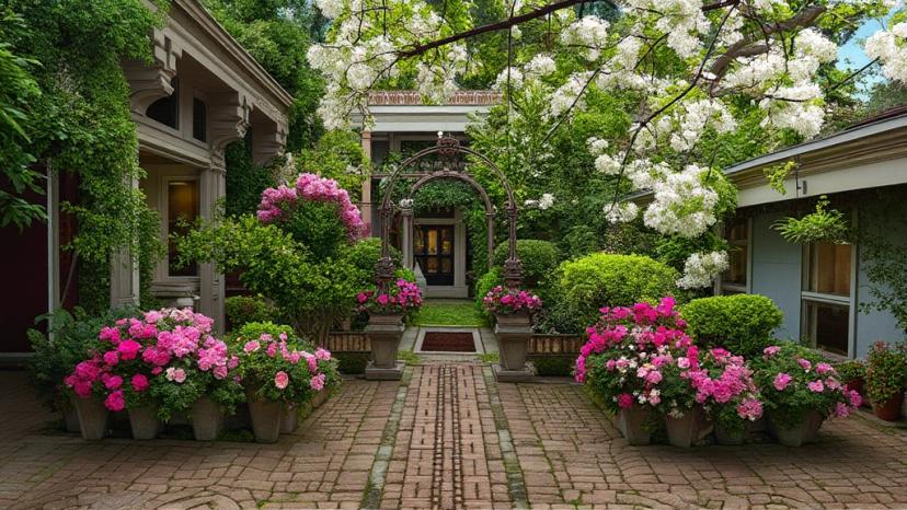 AI landscape generator tropical design